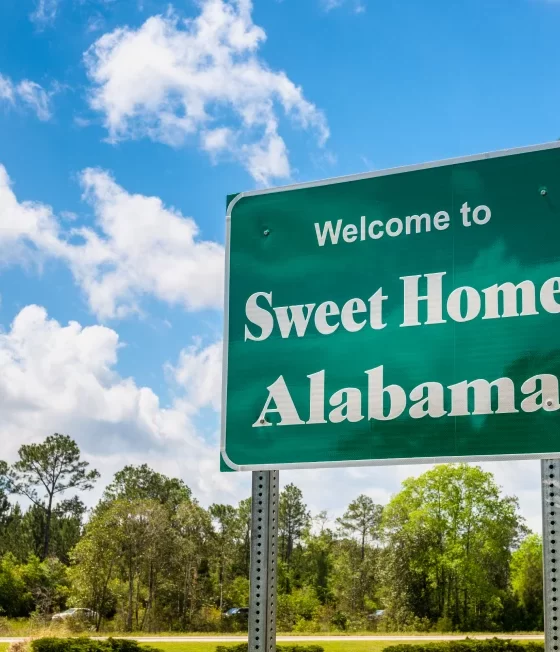 Sweet Home Alabama Sign.