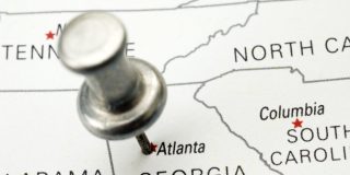 Map of Georgia in the US - Velox, cheap auto insurance in Georgia