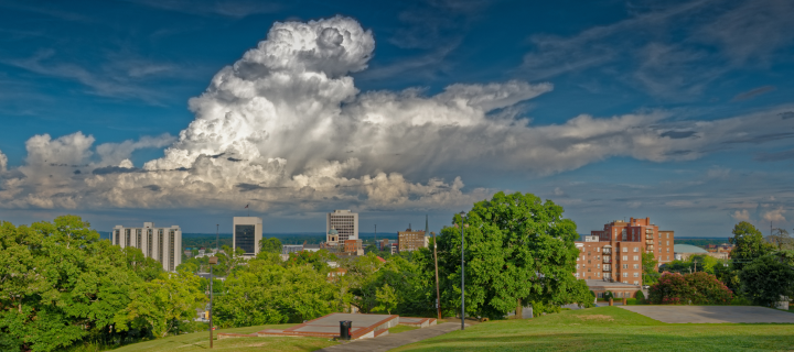 View from Coleman Hill in Downtown Macon, GA