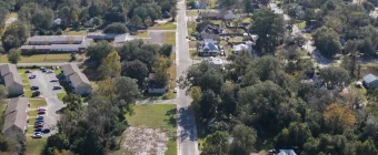 Aerial drone photos of Waycross, GA